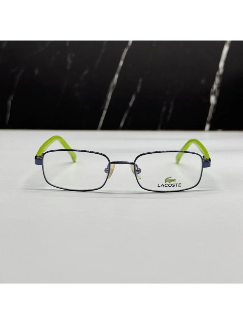 Lacoste Eyeglasses Kid L3101 424 Square Green Blue NEW